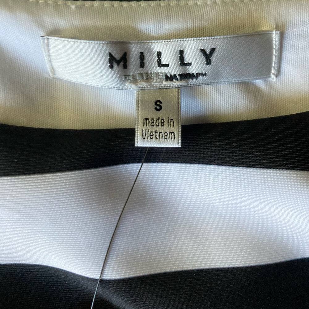 Milly Black and White Striped Top. Size S. - Picture 2 of 10
